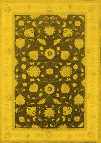 Oriental Yellow Industrial Rug, urb947yw