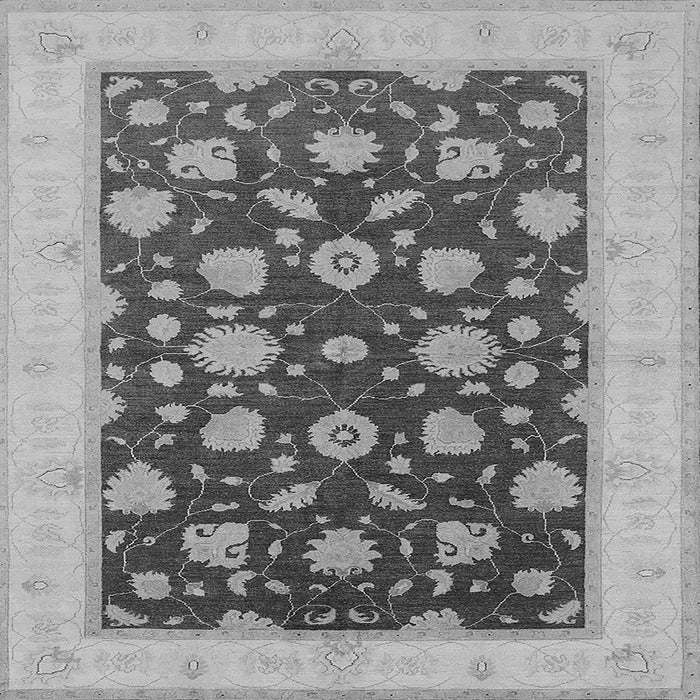 Square Oriental Gray Industrial Rug, urb947gry