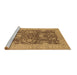 Sideview of Machine Washable Oriental Brown Industrial Rug, wshurb948brn