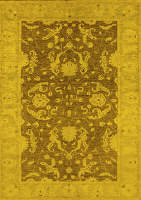 Oriental Yellow Industrial Rug, urb948yw