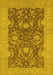 Oriental Yellow Industrial Rug, urb948yw