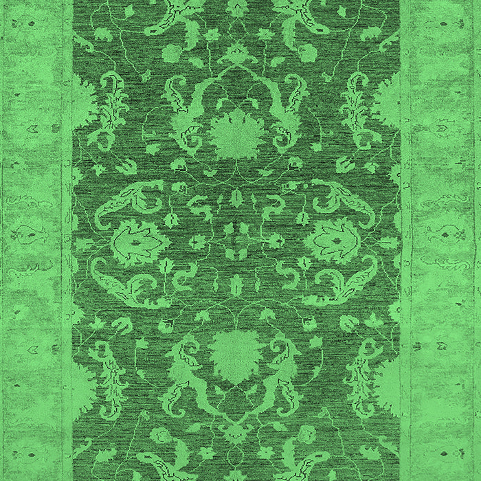 Oriental Emerald Green Industrial Rug, urb948emgrn