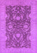 Machine Washable Oriental Purple Industrial Area Rugs, wshurb948pur