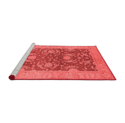 Industrial Red Washable Rugs