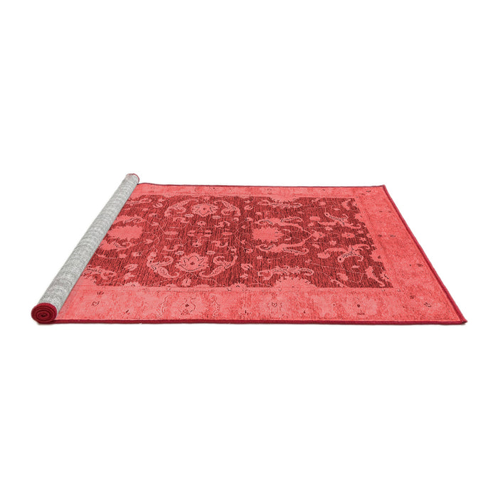 Industrial Red Washable Rugs