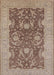 Machine Washable Industrial Modern Sienna Brown Rug, wshurb948