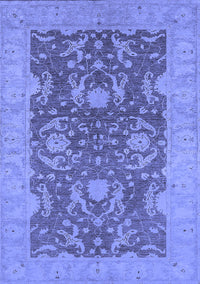 Oriental Blue Industrial Rug, urb948blu