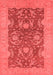 Oriental Red Industrial Area Rugs