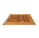 Sideview of Machine Washable Oriental Orange Industrial Area Rugs, wshurb948org