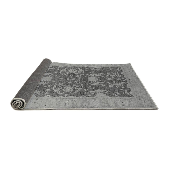 Sideview of Oriental Gray Industrial Rug, urb948gry