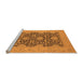 Sideview of Machine Washable Oriental Orange Industrial Area Rugs, wshurb949org