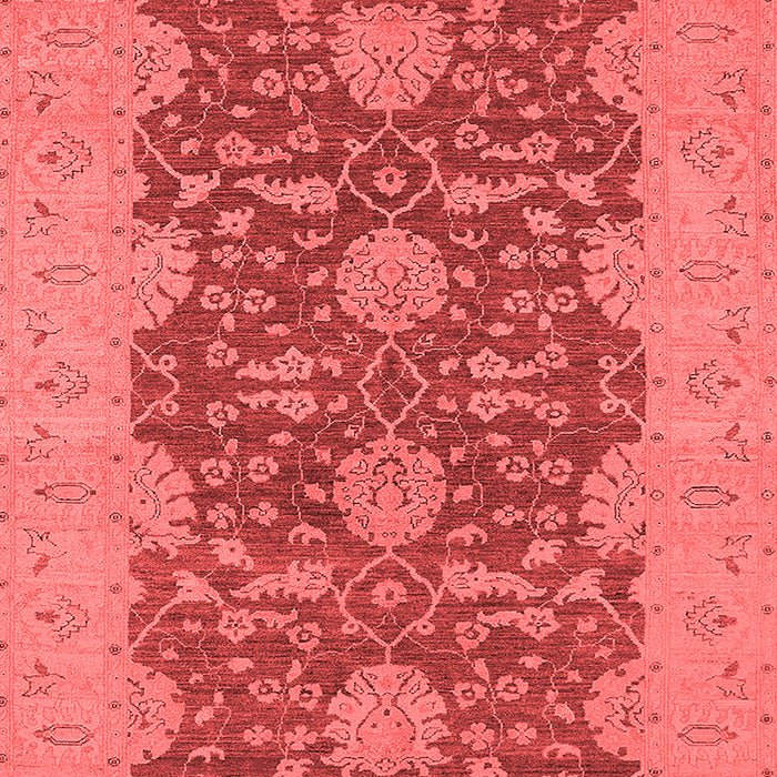 Machine Washable Oriental Red Industrial Rug, wshurb949red