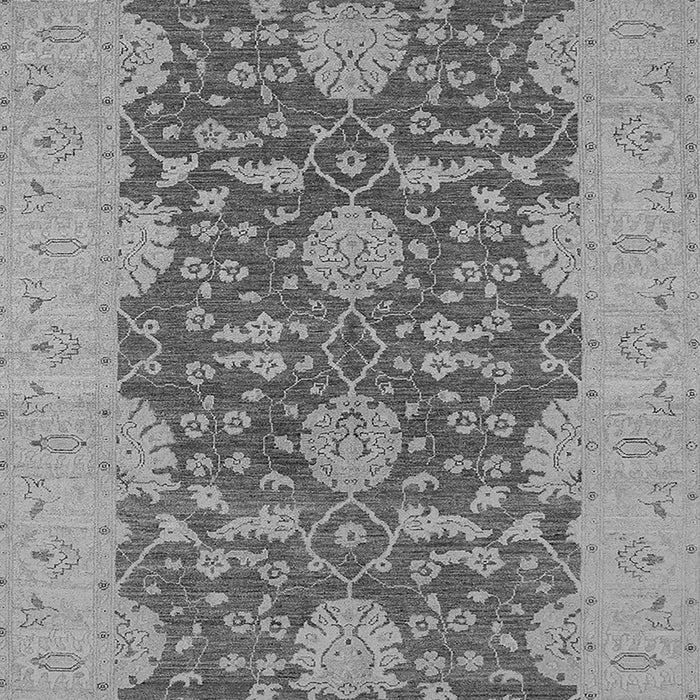 Machine Washable Oriental Gray Industrial Rug, wshurb949gry