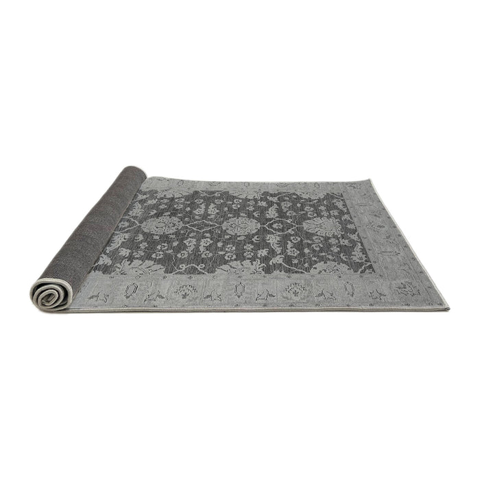 Sideview of Oriental Gray Industrial Rug, urb949gry
