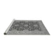 Sideview of Machine Washable Oriental Gray Industrial Rug, wshurb949gry