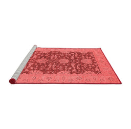 Industrial Red Washable Rugs