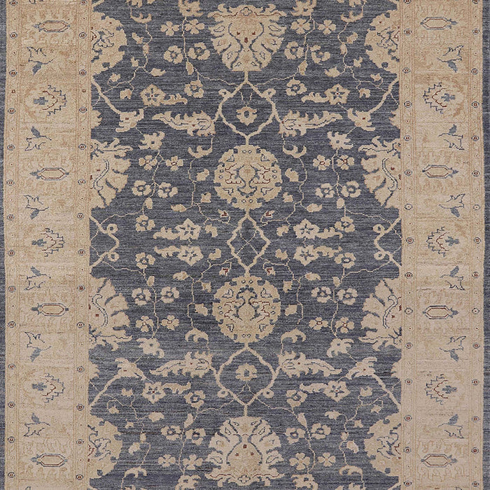 Mid-Century Modern Sandstone Brown Oriental Rug, urb949