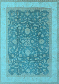 Oriental Light Blue Industrial Rug, urb950lblu