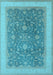 Oriental Light Blue Industrial Rug, urb950lblu