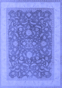 Oriental Blue Industrial Rug, urb950blu