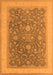 Machine Washable Oriental Orange Industrial Area Rugs, wshurb950org