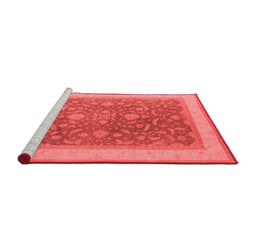 Industrial Red Washable Rugs