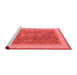 Industrial Red Washable Rugs