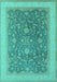 Oriental Turquoise Industrial Rug, urb950turq