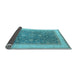 Sideview of Oriental Light Blue Industrial Rug, urb950lblu