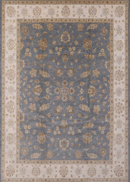 Mid-Century Modern Sandstone Brown Oriental Rug, urb951