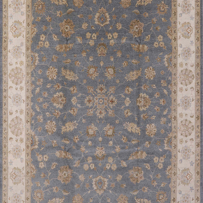 Mid-Century Modern Sandstone Brown Oriental Rug, urb951