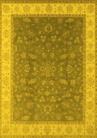 Oriental Yellow Industrial Rug, urb951yw