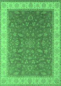 Oriental Emerald Green Industrial Rug, urb951emgrn