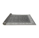 Sideview of Oriental Gray Industrial Rug, urb951gry