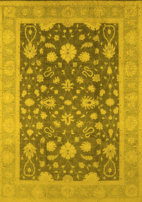 Oriental Yellow Industrial Rug, urb952yw