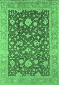 Oriental Emerald Green Industrial Rug, urb952emgrn