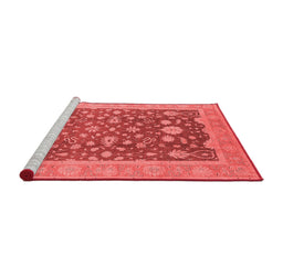 Industrial Red Washable Rugs
