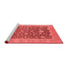 Industrial Red Washable Rugs