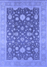 Oriental Blue Industrial Rug, urb952blu