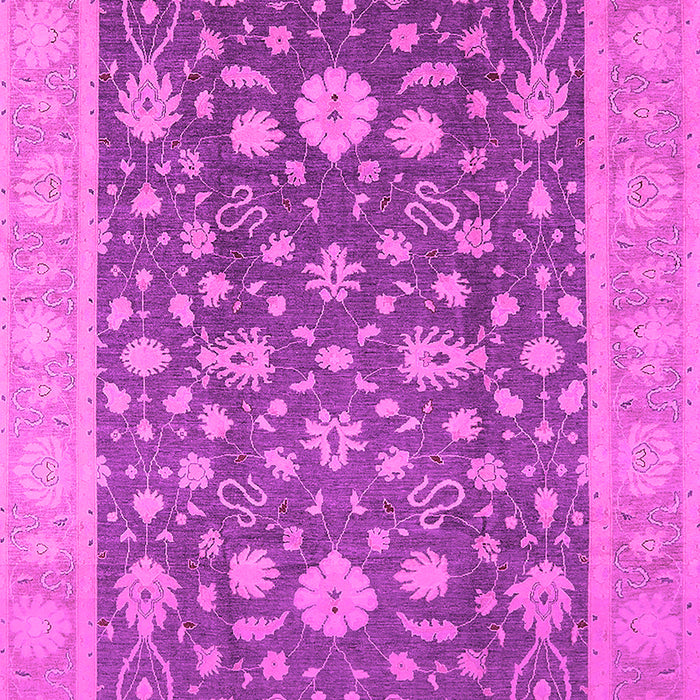 Machine Washable Oriental Pink Industrial Rug, wshurb952pnk