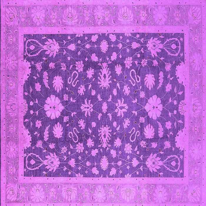 Square Oriental Purple Industrial Rug, urb952pur