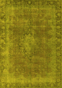 Oriental Yellow Industrial Rug, urb953yw