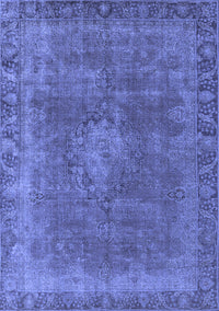 Oriental Blue Industrial Rug, urb953blu