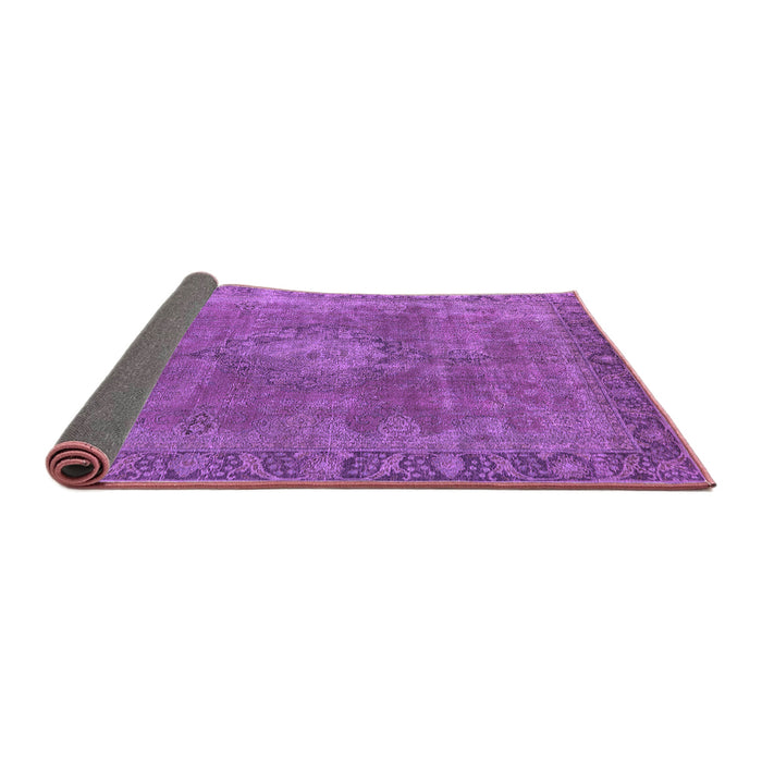 Sideview of Oriental Purple Industrial Rug, urb953pur