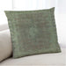 Lifestyle Image of Mid-Century Modern Urban Square Dark Olive Green Throw Pillow, 18 inch by 18 inch, pwurb953