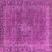 Square Oriental Pink Industrial Rug, urb953pnk