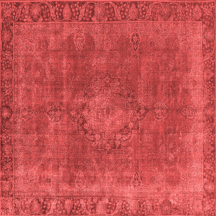 Machine Washable Oriental Red Industrial Rug, wshurb953red