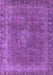 Machine Washable Oriental Purple Industrial Area Rugs, wshurb953pur