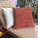 Front View of Mid-Century Modern Urban Square Red Throw Pillow, 18 inch by 18 inch, pwurb954
