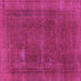 Square Oriental Purple Industrial Rug, urb954pur